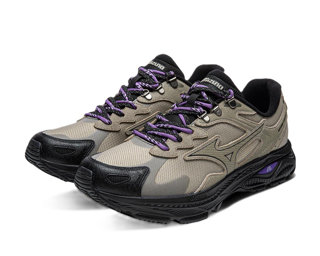 [預購] Mizuno Racer S Water Resistant Series (Khaki Purple/White Black)