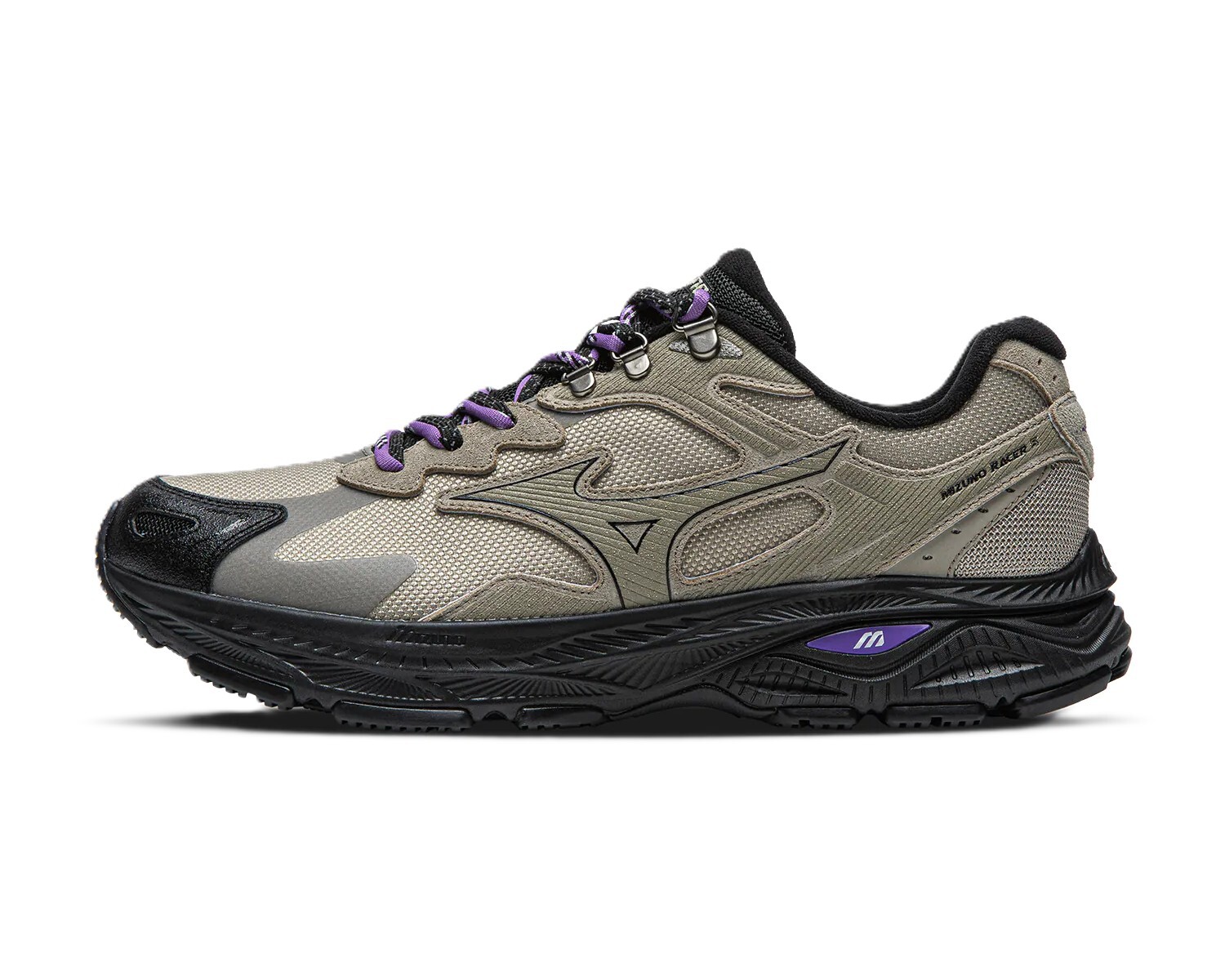[預購] Mizuno Racer S Water Resistant Series (Khaki Purple/White Black)