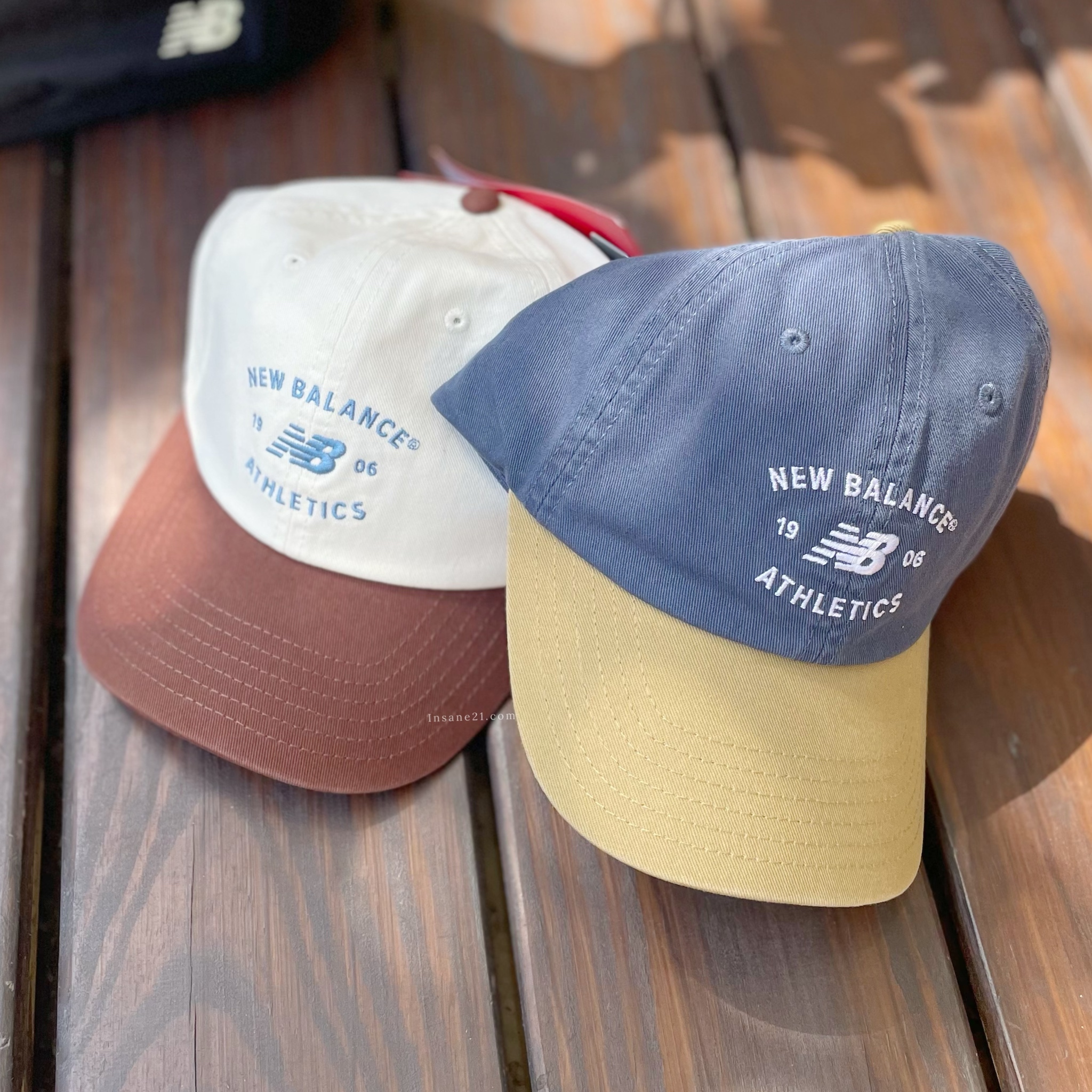 NEW BALANCE 1906 ATHLETICS 刺繡老帽 棒球帽 拼接 兩色