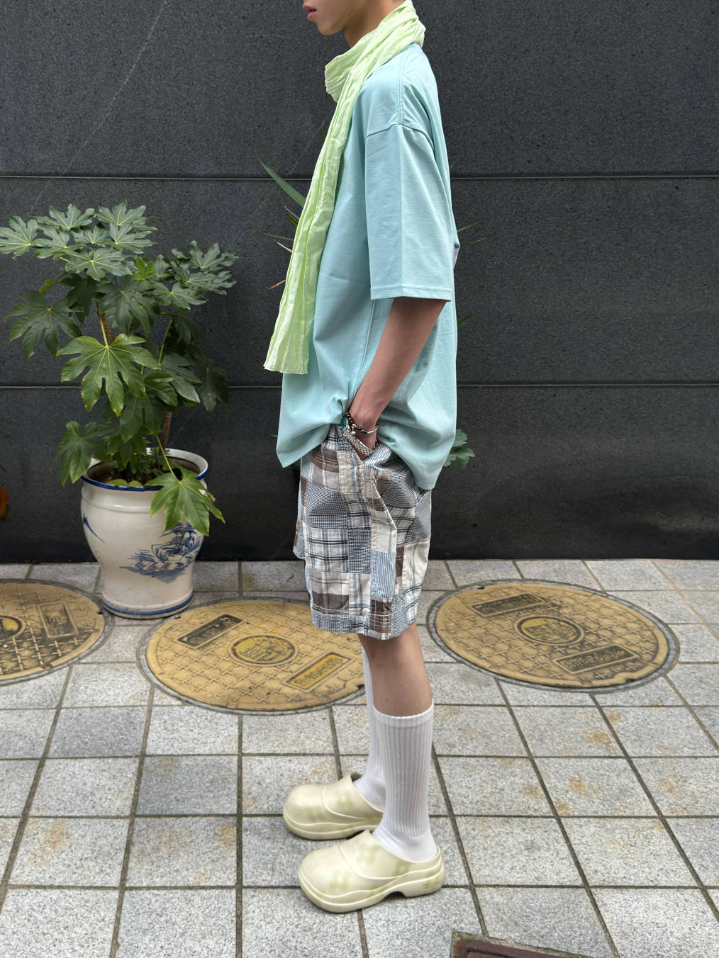 Portrait Seoul Heavy Cotton Sol Graphic T-shirts 26-TOP-008