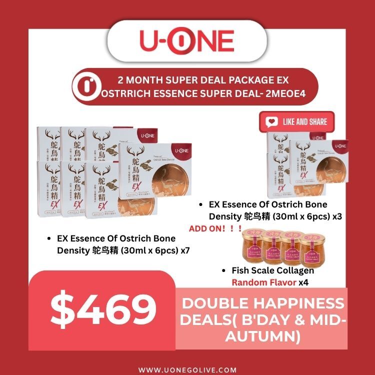 2 MONTH SUPER DEAL PACKAGE  EX OSTRRICH ESSENCE SUPER DEAL- 2MEOE4