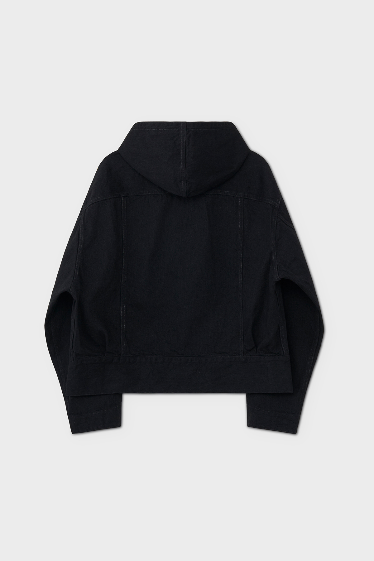PHIGVEL X LADY WHITE HOODED DENIM BLOUSON  (2COL)