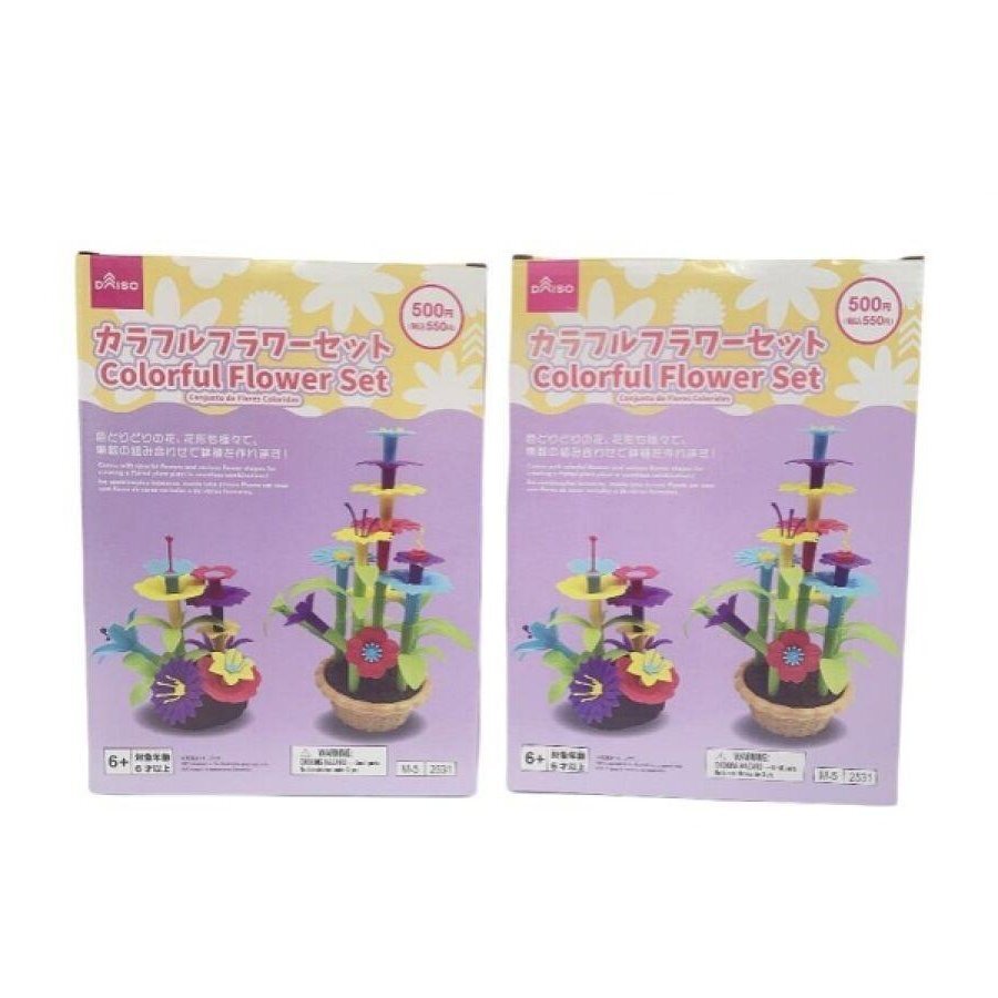 組裝玩具/繽紛花朵組