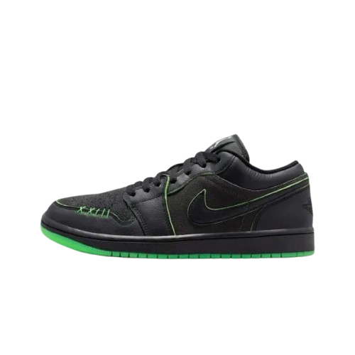 【官網限定】Air Jordan 1 Low ''Halloween'' 萬聖節 黑綠 夜光鞋底 IQ5494-001 IX