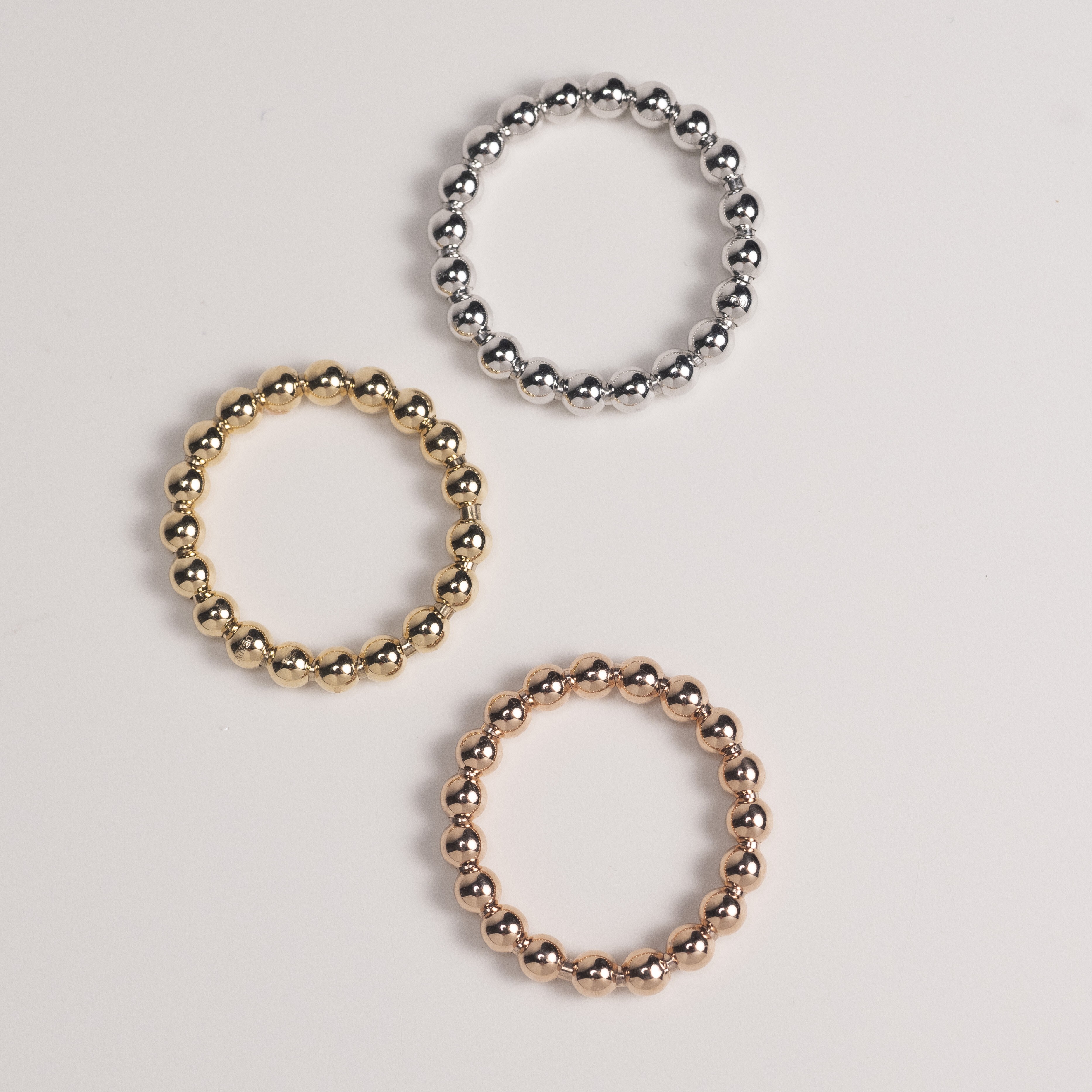 18K Ball Ball Elastic Ring