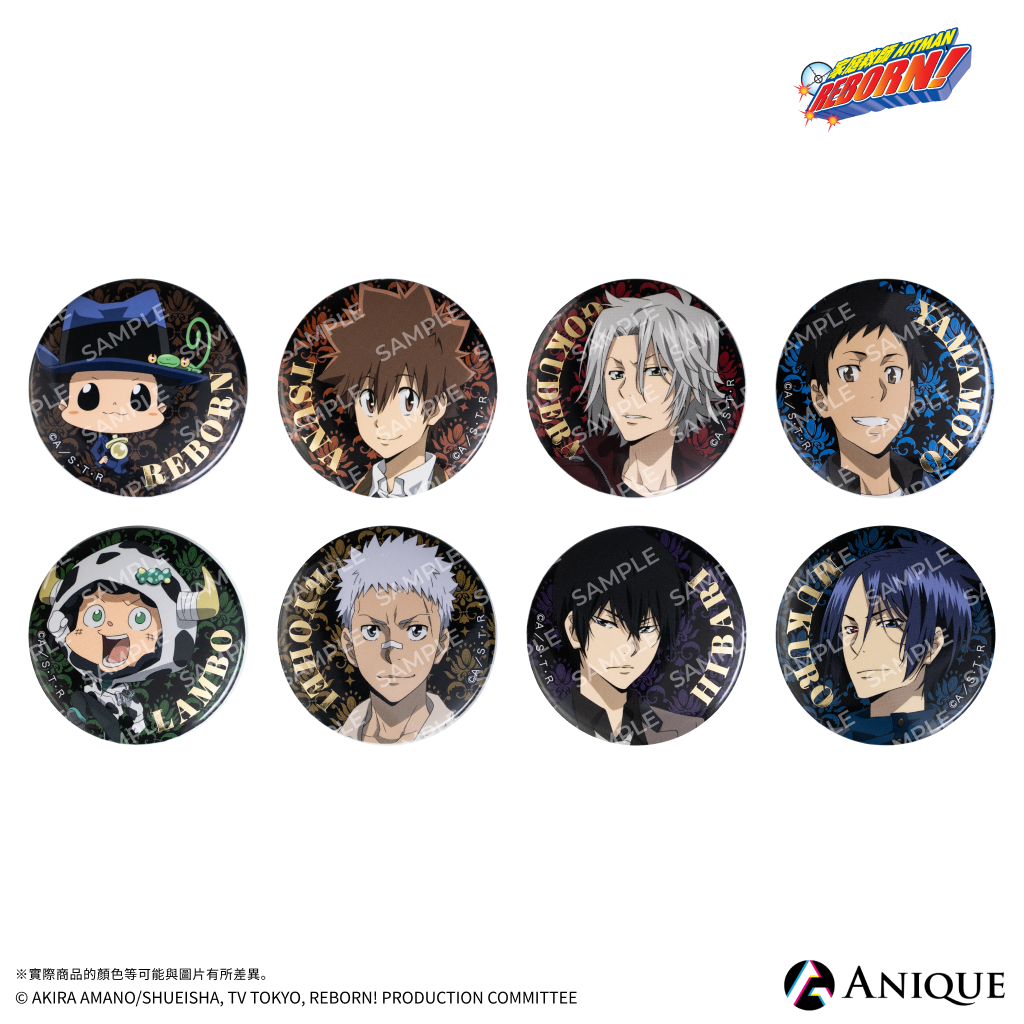 《家庭教師HITMAN REBORN!》【同學會】隨機燙金徽章（全8種）