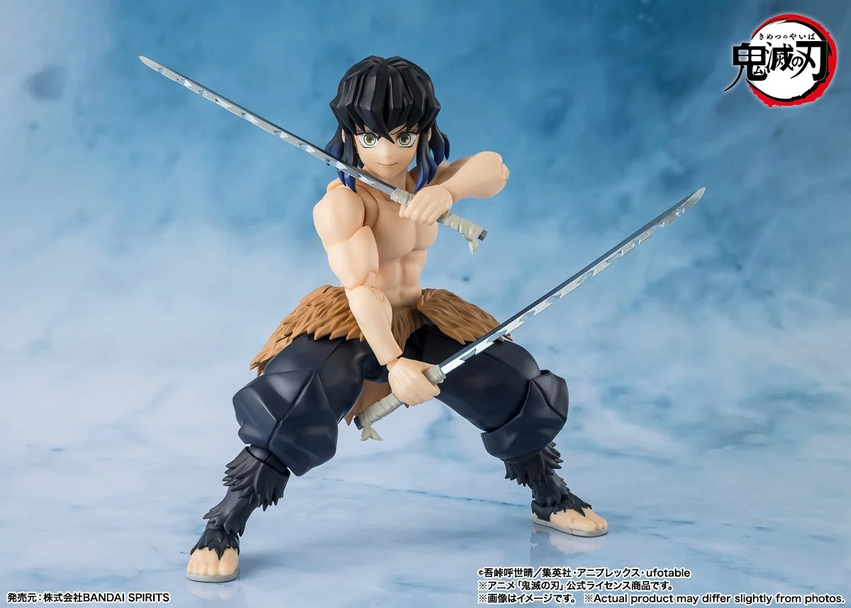 萬代 SHF 嘴平伊之助 鬼滅之刃 可動完成品