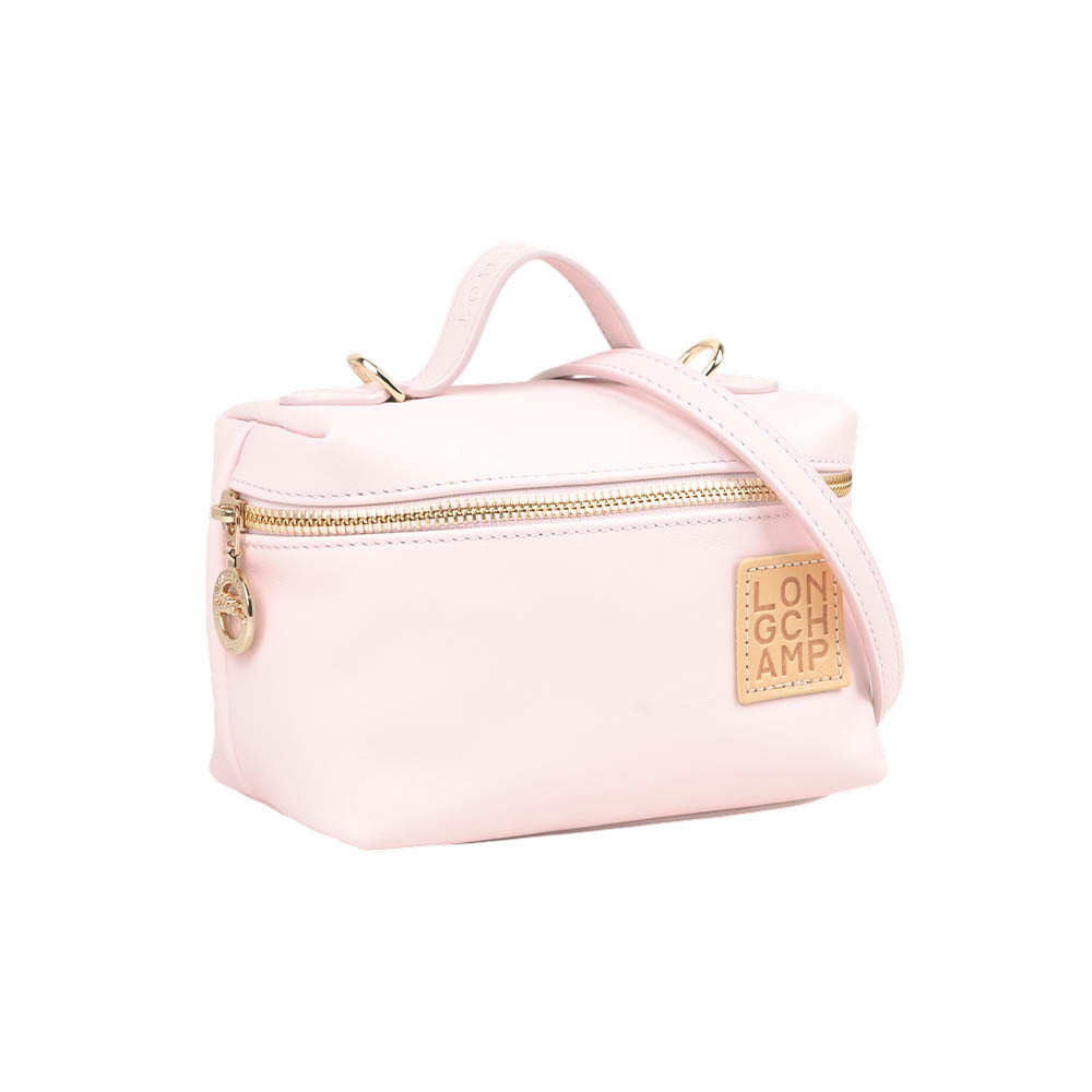 【Longchamp】Pliage Xtra XS 牛皮迷你二用便當包(芭蕾粉)