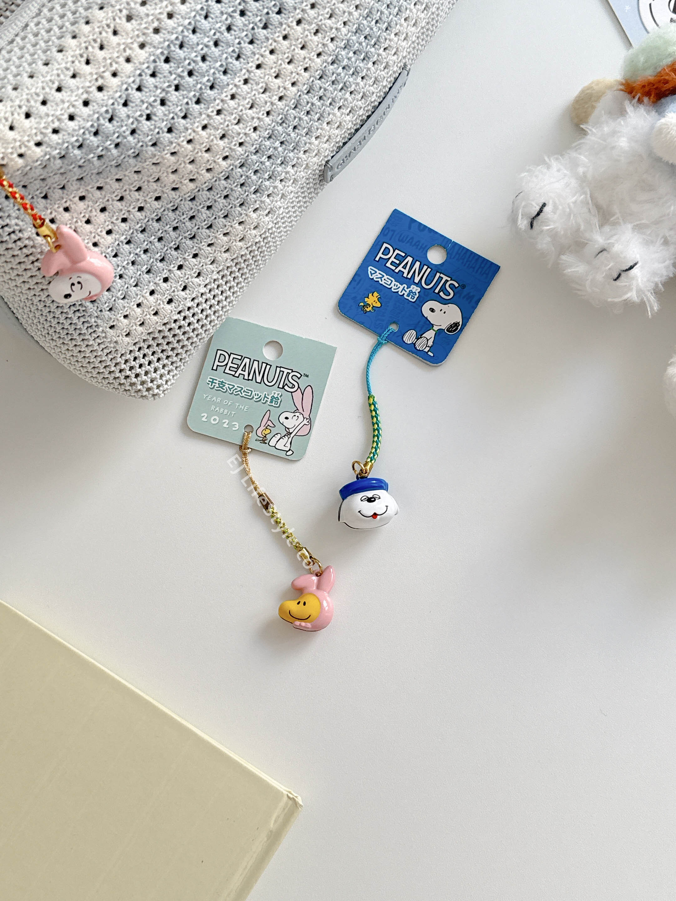 🇯🇵 PEANUTS SNOOPY 兔年限定 史努比 糊塗塌客 歐拉夫 鈴鐺吊飾 鑰匙圈 / 現貨