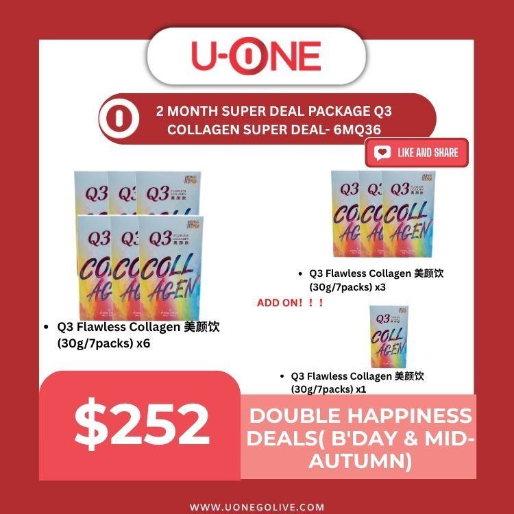 2 MONTH SUPER DEAL PACKAGE  Q3 COLLAGEN SUPER DEAL- 6MQ36
