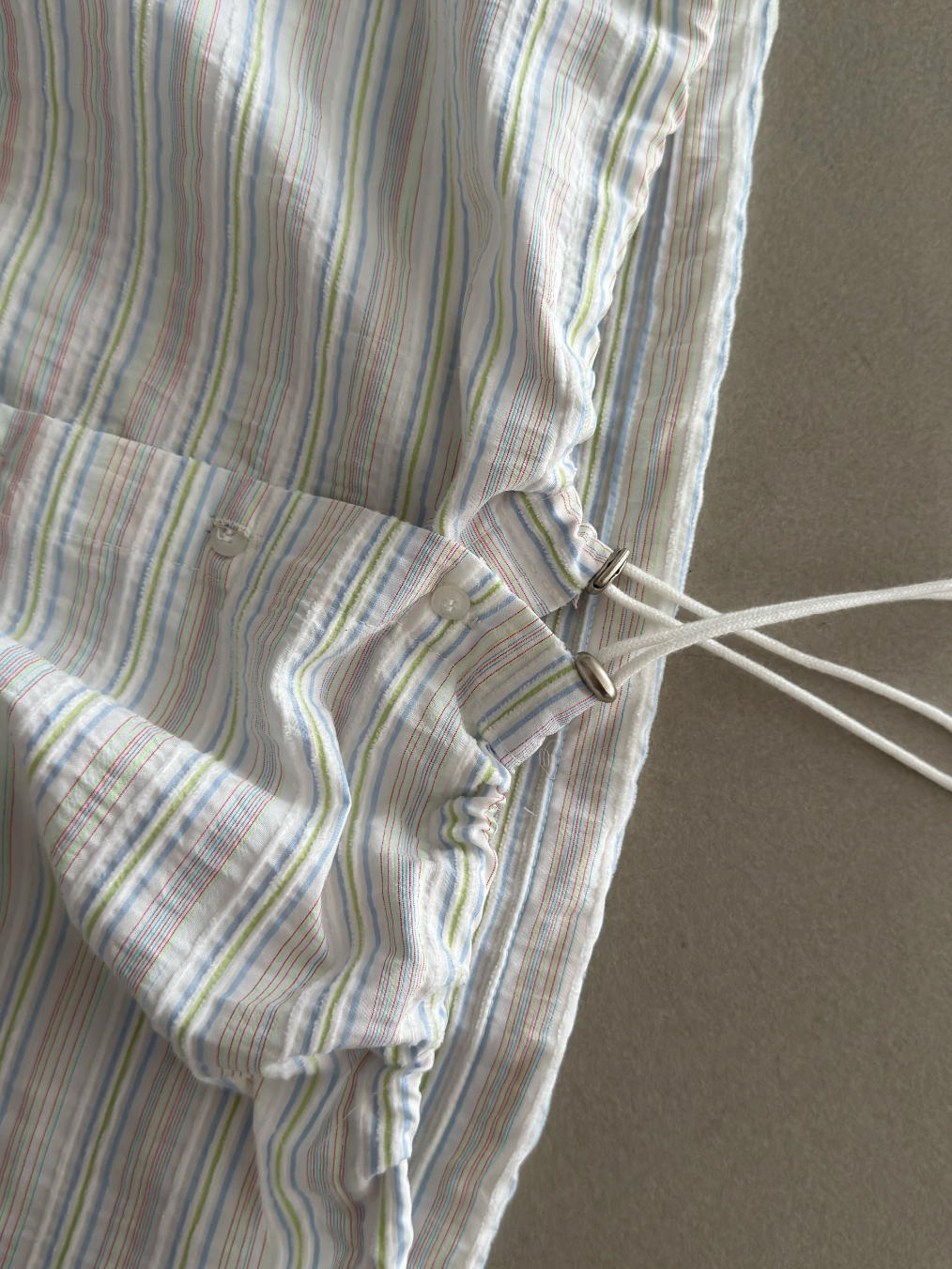 Portrait Seoul Vintage String Pintuck Shirts 26-TOP-007