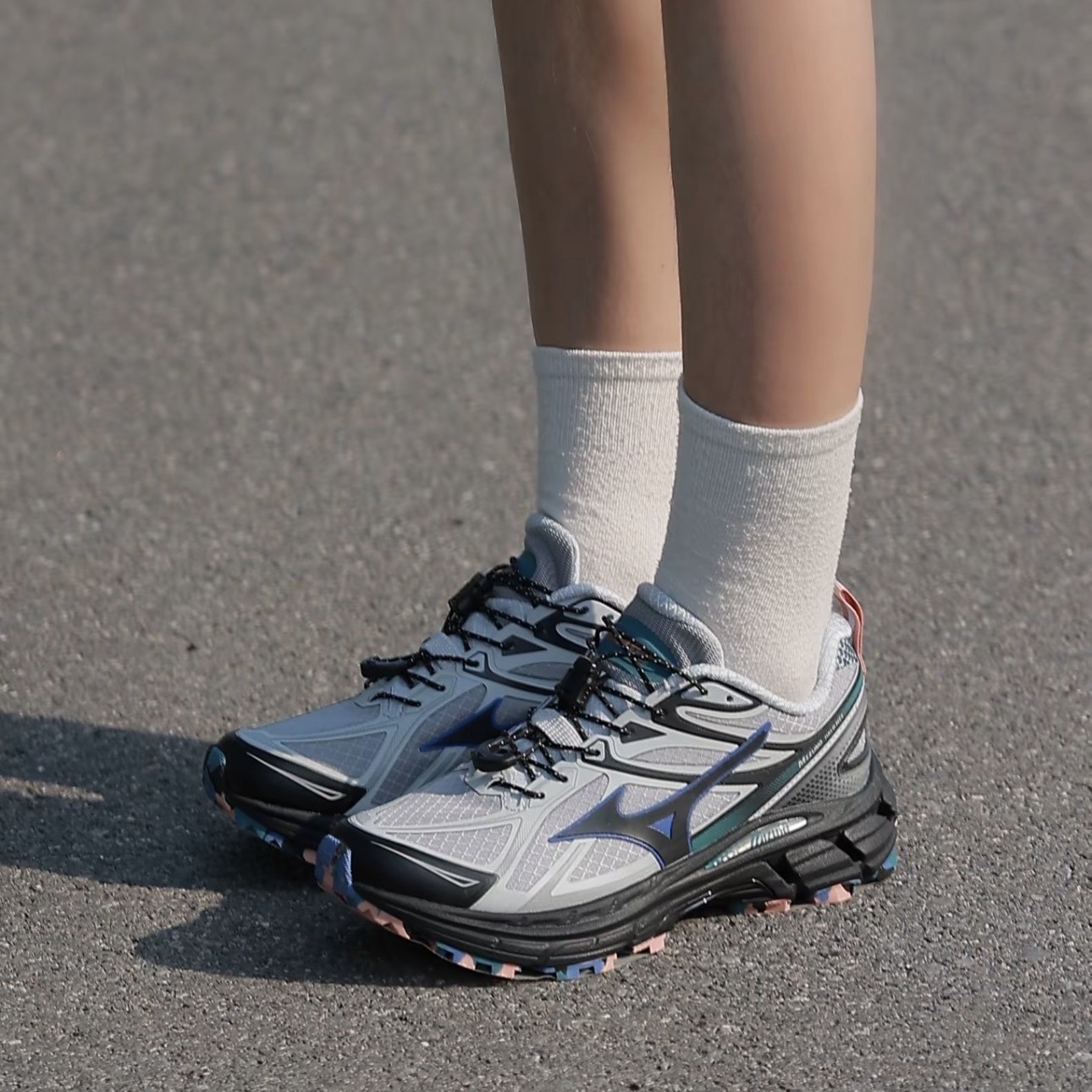 MIZUNO HALO MIX TL 空氣藍 戶外 機能風 防潑水 美津濃 D1GH251205