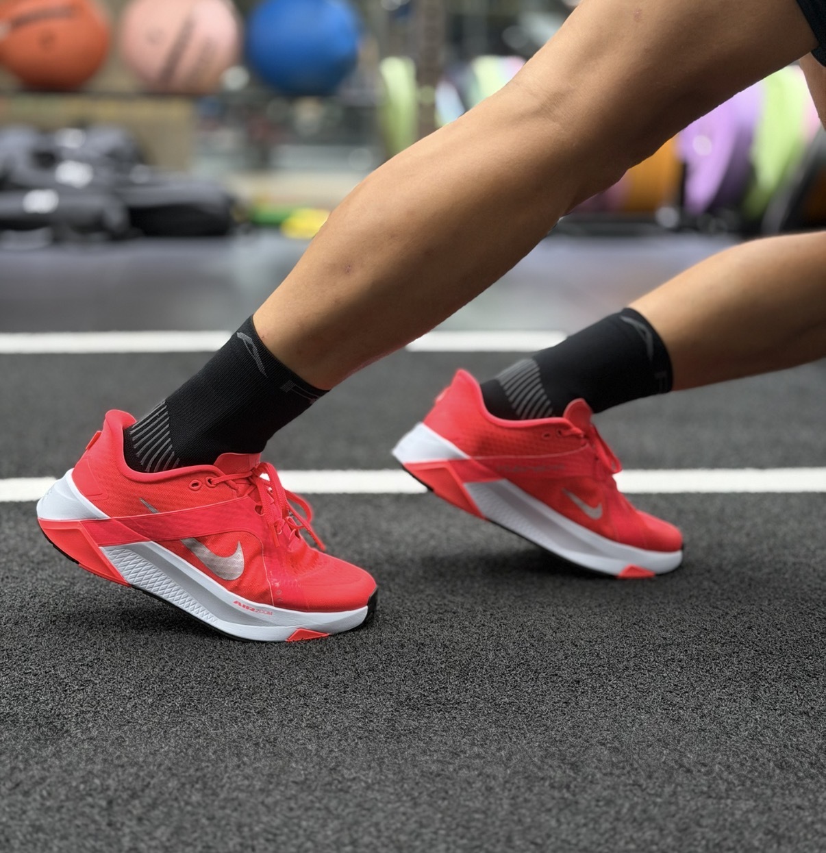 女鞋 NIKE W HYBRID RN 激光紅銀 訓練 緩震 支撐 跑步 舉重 健身 運動鞋【IO3815-600】