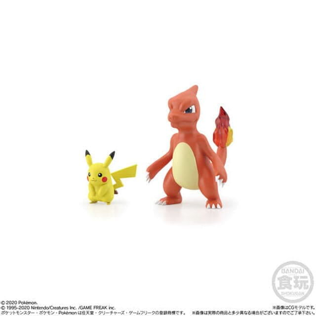 BANDAI 代理版 盒玩 精靈寶可夢 SCALE WORLD 關都地區 皮卡丘&火恐龍