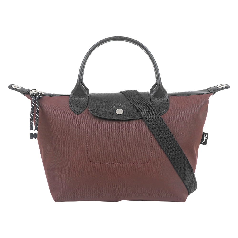 【Longchamp】S號 LE PLIAGE ENERGY 再生帆布二用包(可可色)