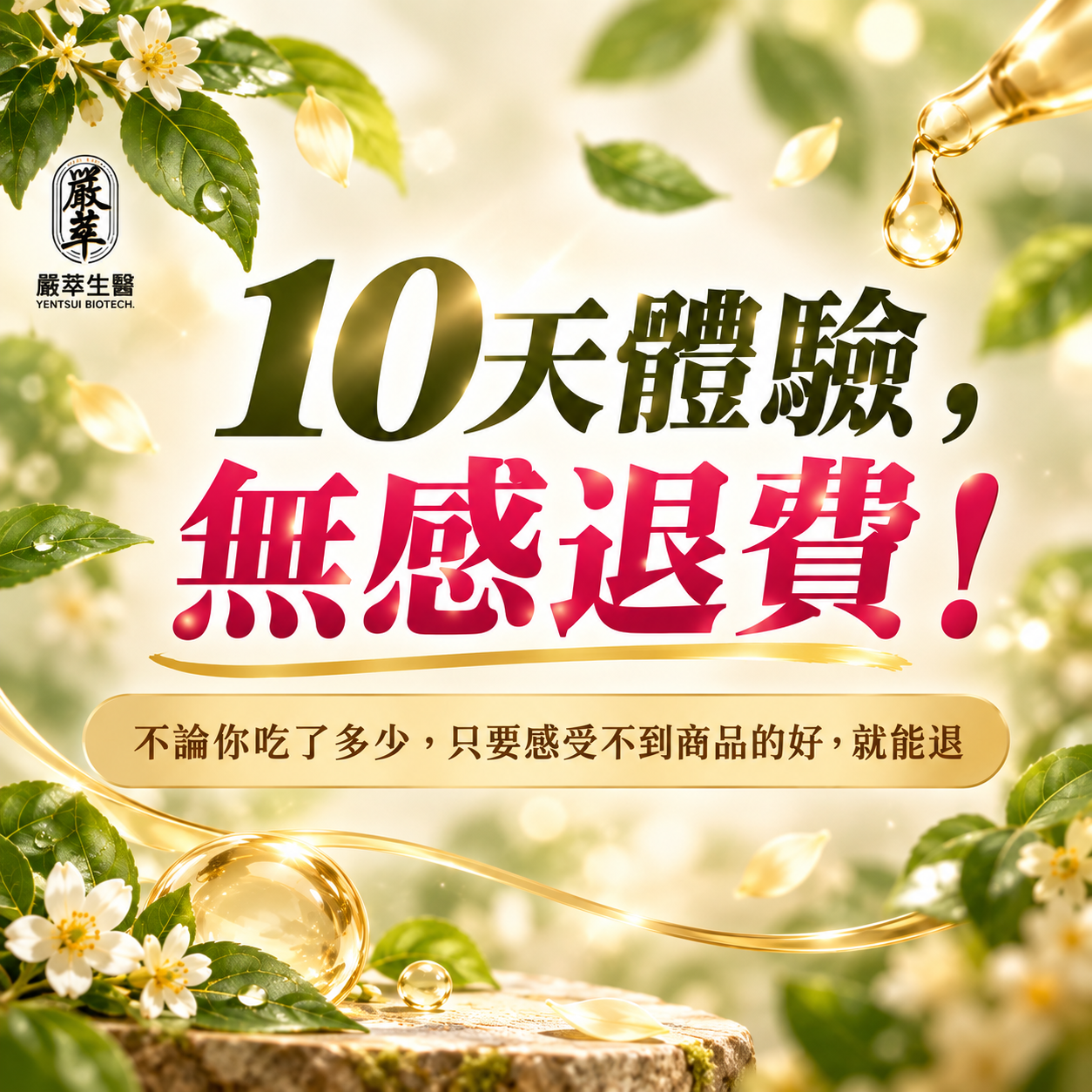 嚴萃生醫-會員專屬10天體驗無感退費