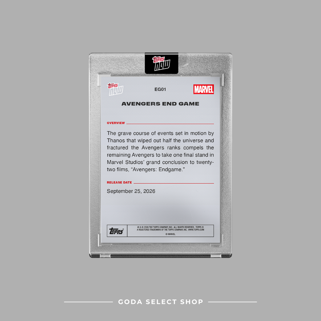 【限時接單】2026 MARVEL AVENGERS END GAME ENCORE 復仇者聯盟4：終局之戰 TOPPS NOW® - EG01