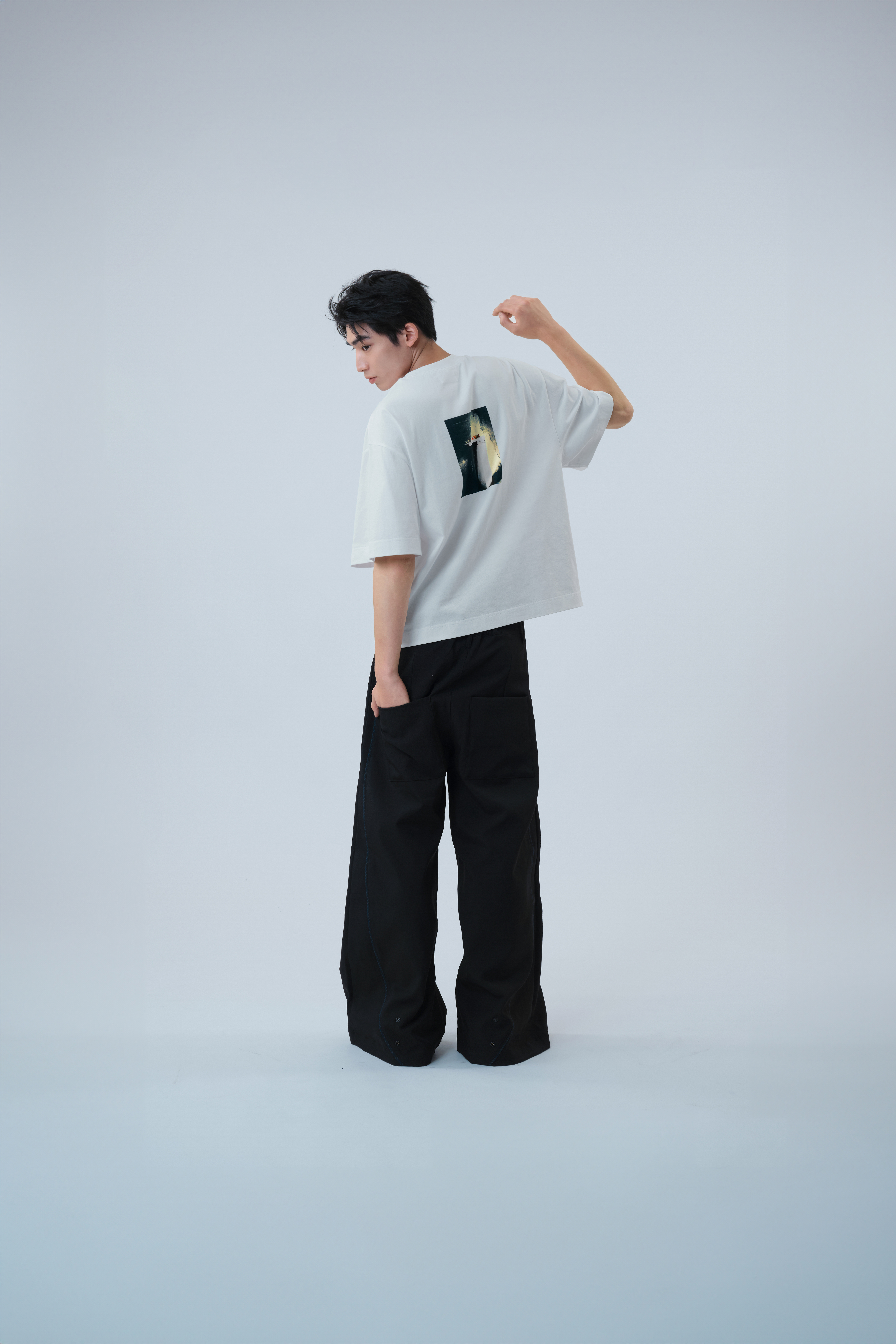 MELSIGN - Outline Piped Pants - Black