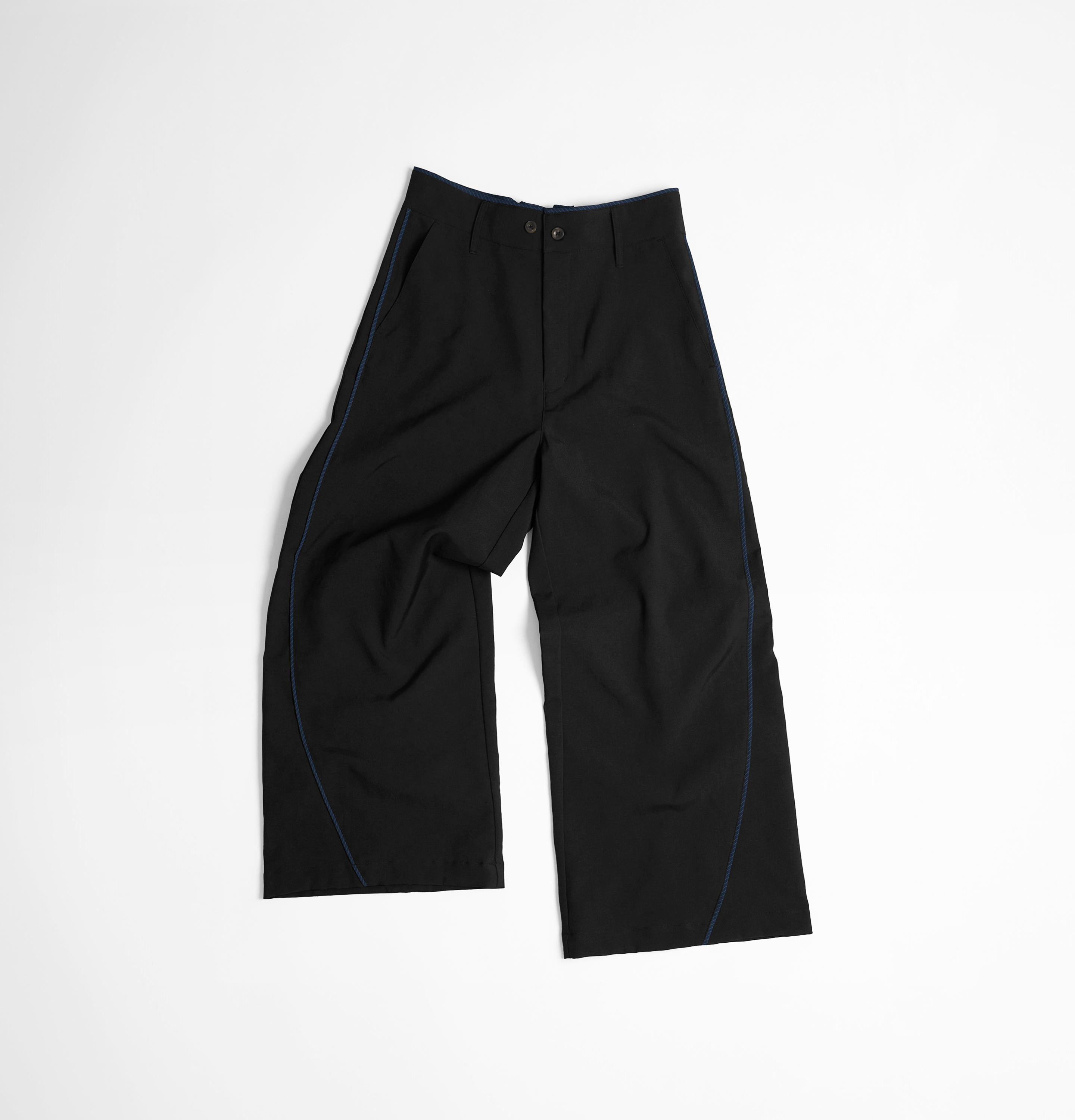 MELSIGN - Outline Piped Pants - Black