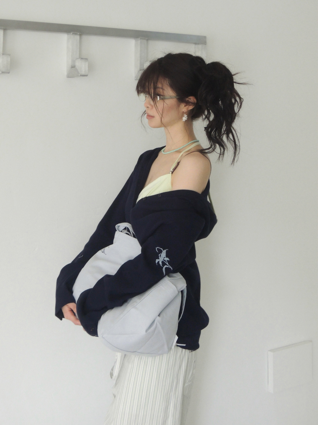 Portrait Seoul Orchid Waffle Hoodie 26-HD-001