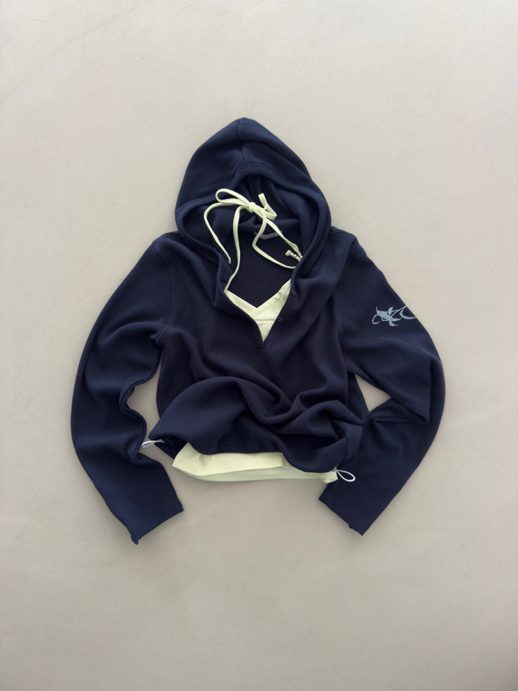 Portrait Seoul Orchid Waffle Hoodie 26-HD-001