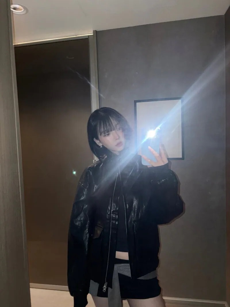 <卡寶同款✨>MOOD INSIDE Utility Leather Web Jacket 雙拉鍊 皮衣 外套