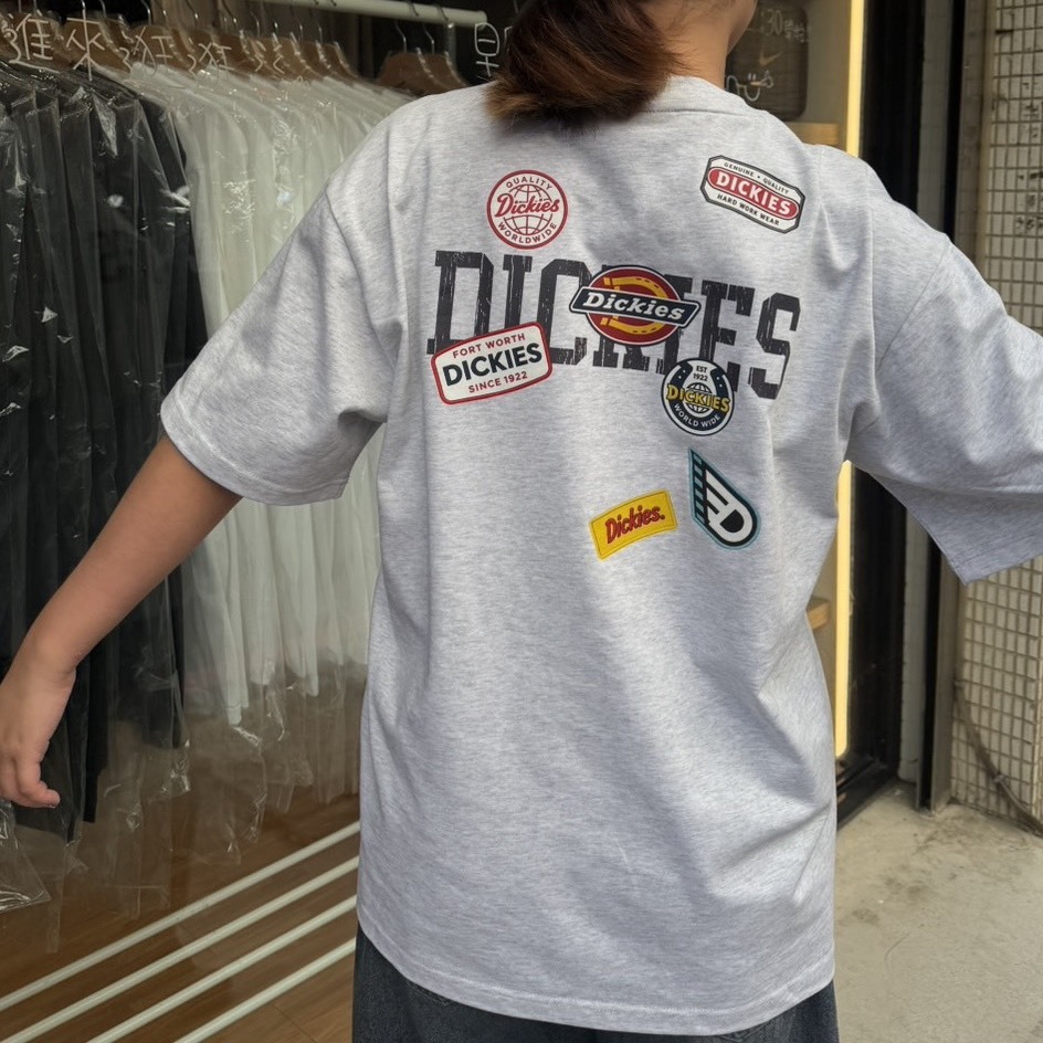 Dickies 美式高街塗鴉貼紙印花重磅短袖T恤 DKU262NKT669GB