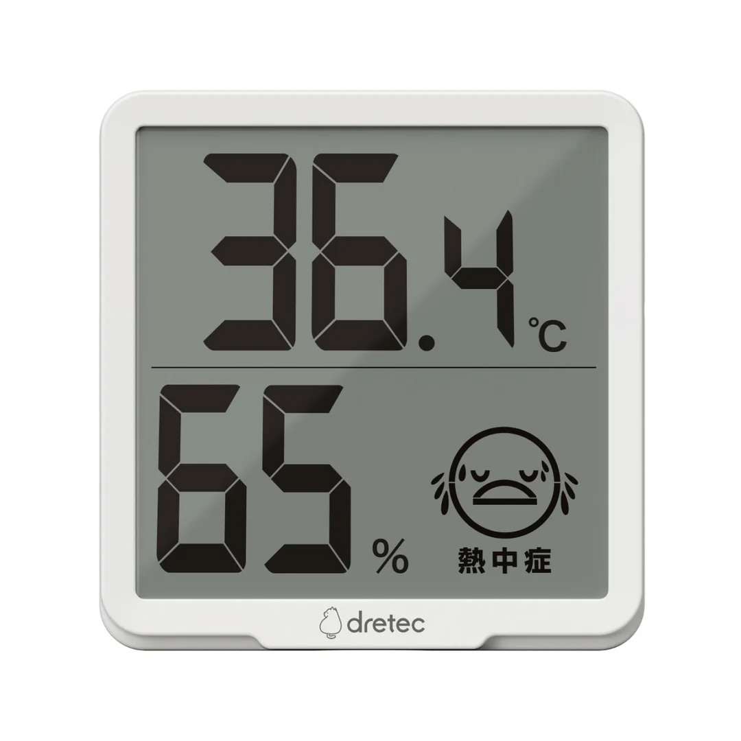 Dretec "Rietamo Simple"  環境溫濕度計 O-455WT