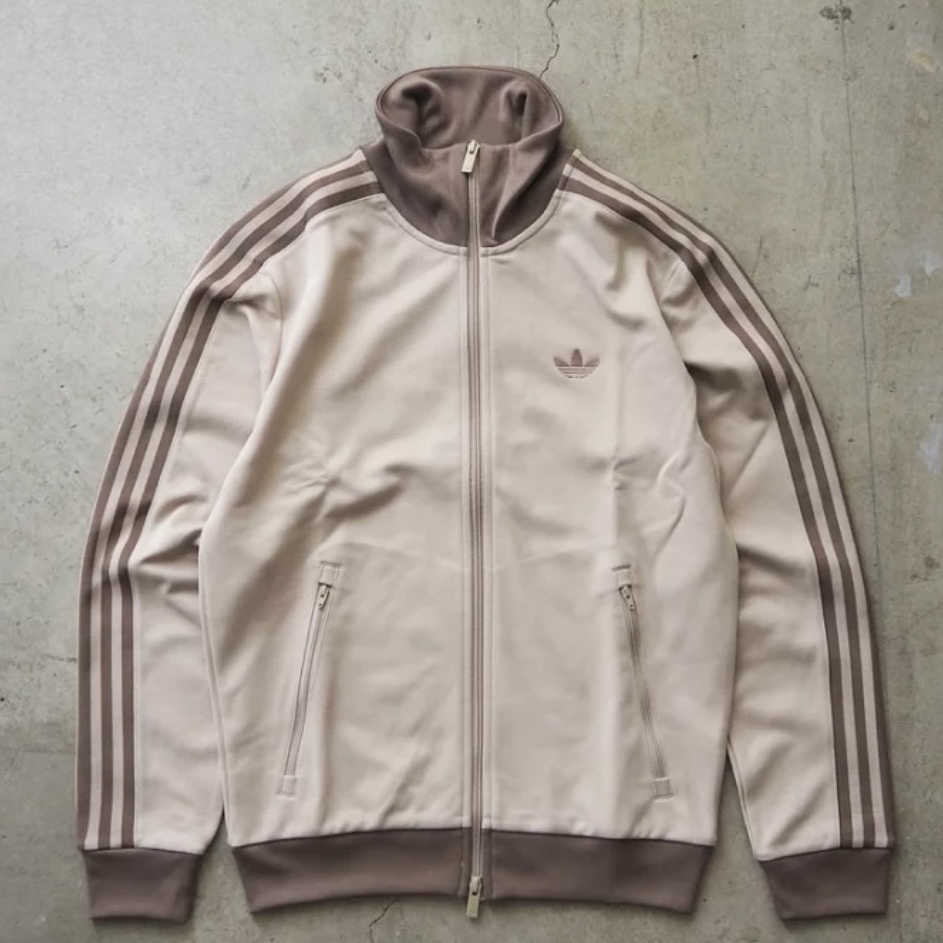 ADIDAS ORIGINALS CLASSIC TRACK TOP 淡奶茶 外套 愛迪達 KT5044