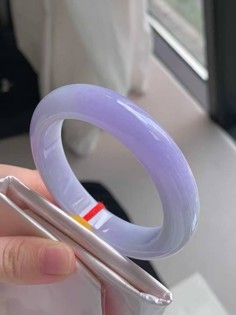 914343 53mm紫羅蘭翡翠正圈手鐲 (52-54)