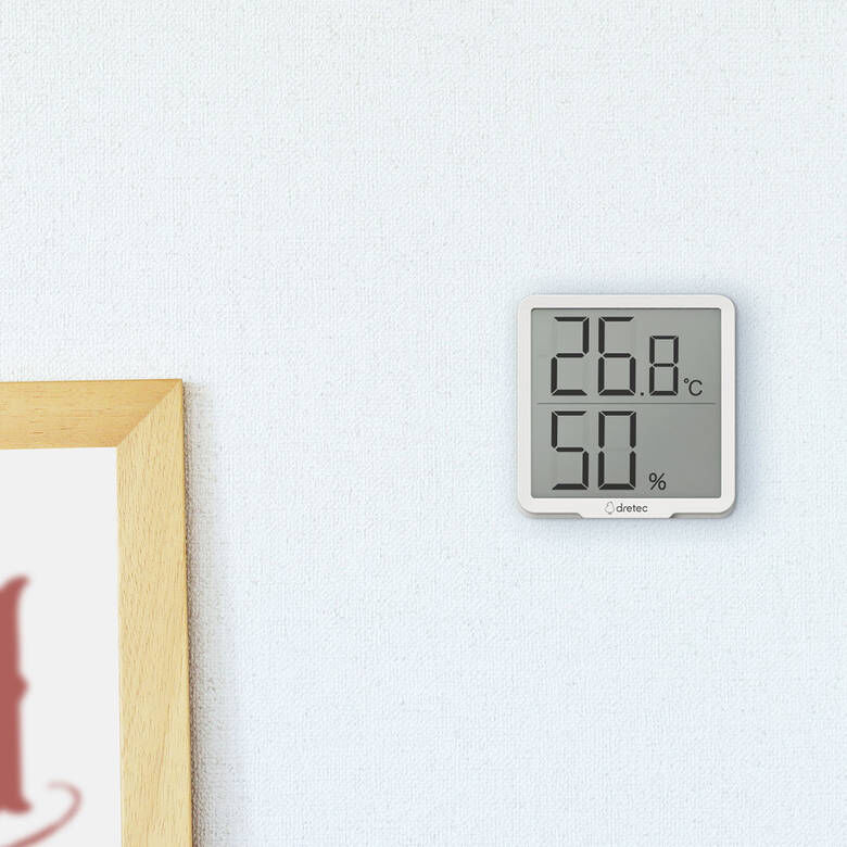 Dretec Digital Temperature and humidity meter “Retemo-Simple” O-455WT