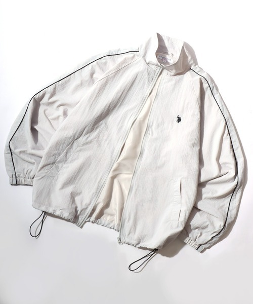 U.S. POLO ASSN Nylon Piping Track Jacket 撞色滾邊寬版尼龍外套 4色