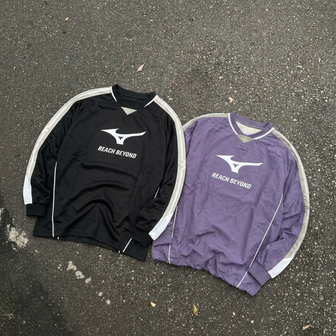 Mizuno 復古寬鬆 男女款球衣