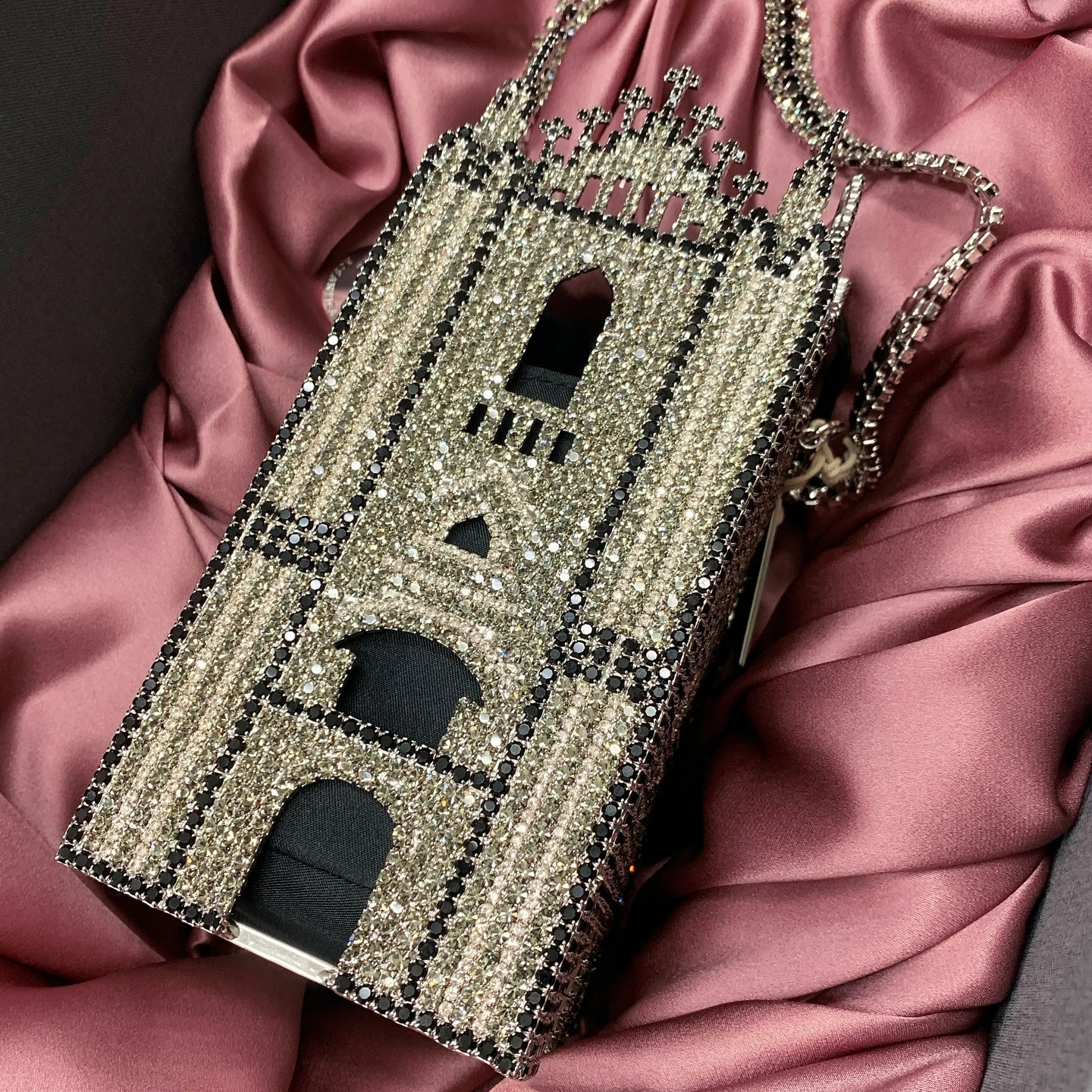 Rosantica「Duomo」鑲鑽城堡手提包