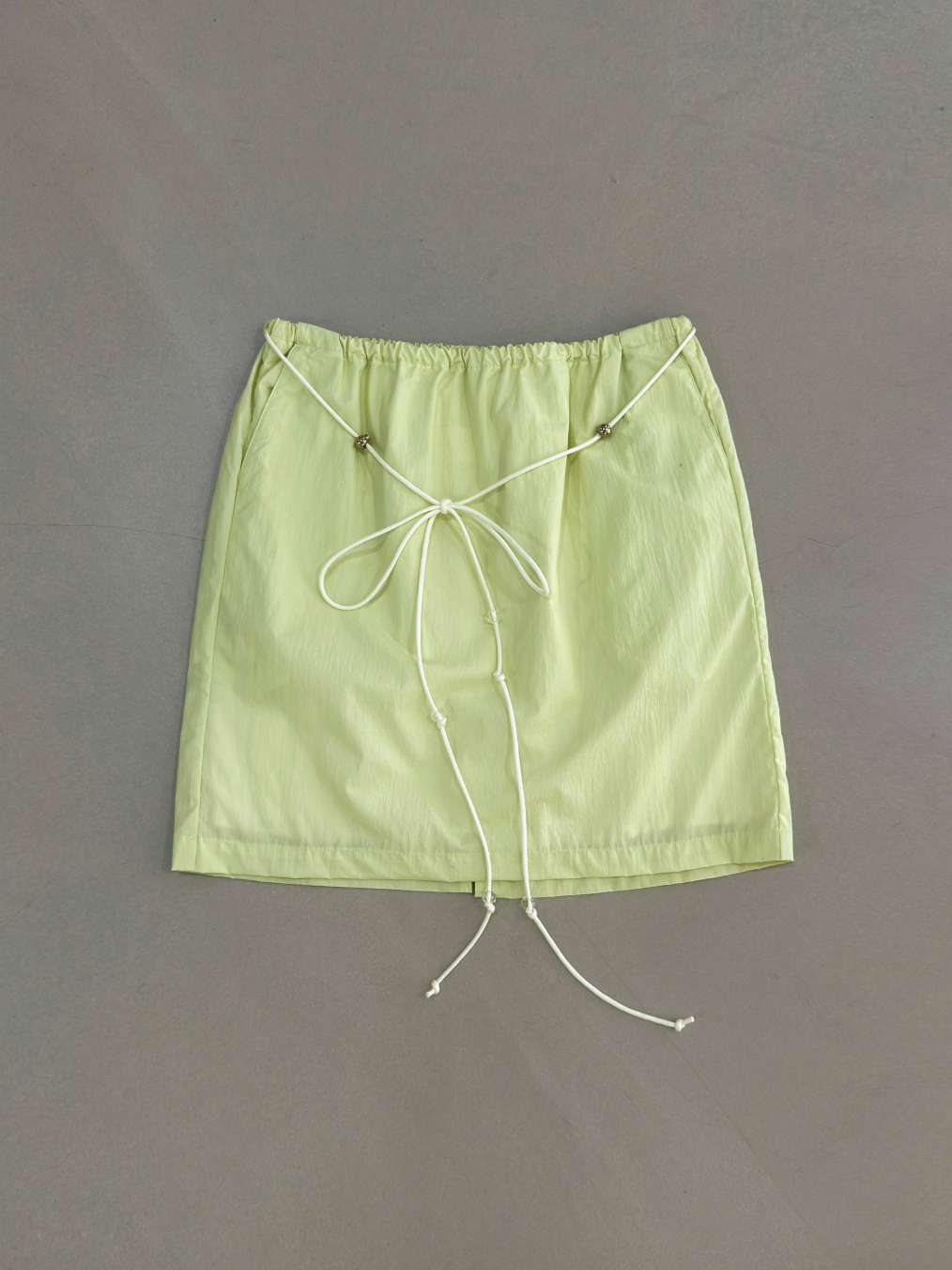 Portrait Seoul Cotton Nylon Straight Midi Skirt 26-BTM-004