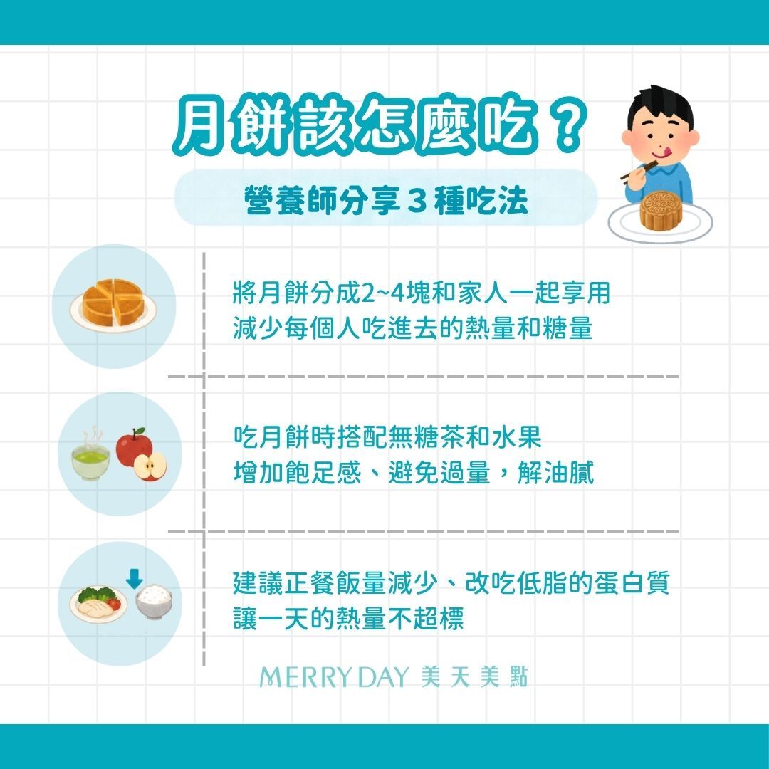 月餅怎麼吃比較沒負擔？營養師分享3個方法