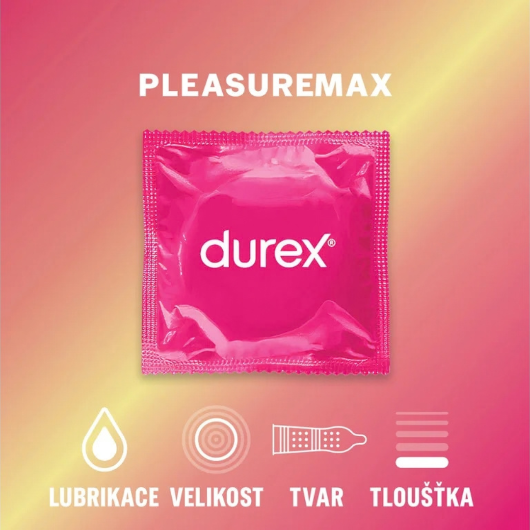 Durex 杜蕾斯 Pleasure Max 凸點橫紋 10 片裝 乳膠安全套 (歐洲版)