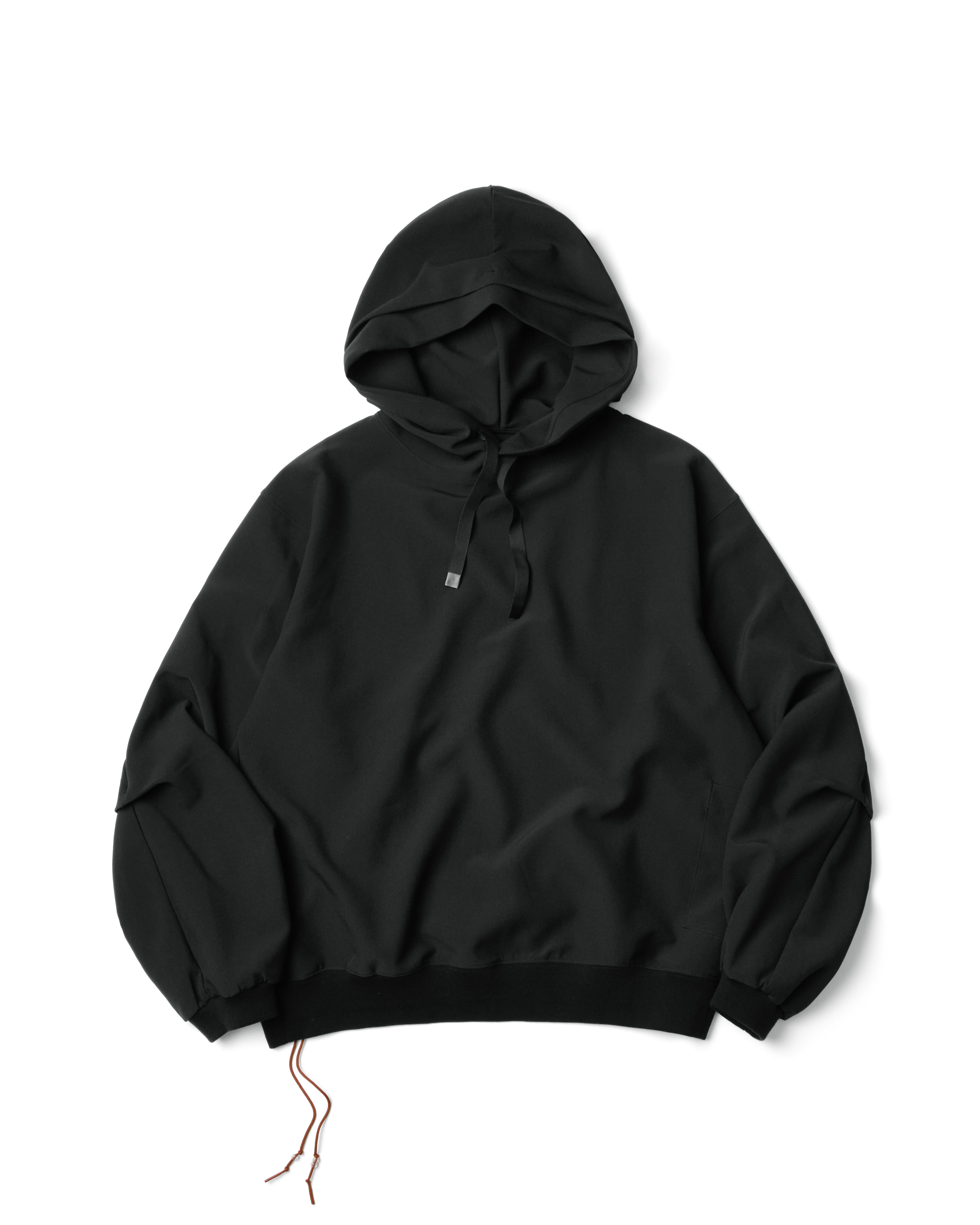 GOOPiMADE  EVD5 定番・寬鬆連帽衫 - Black
