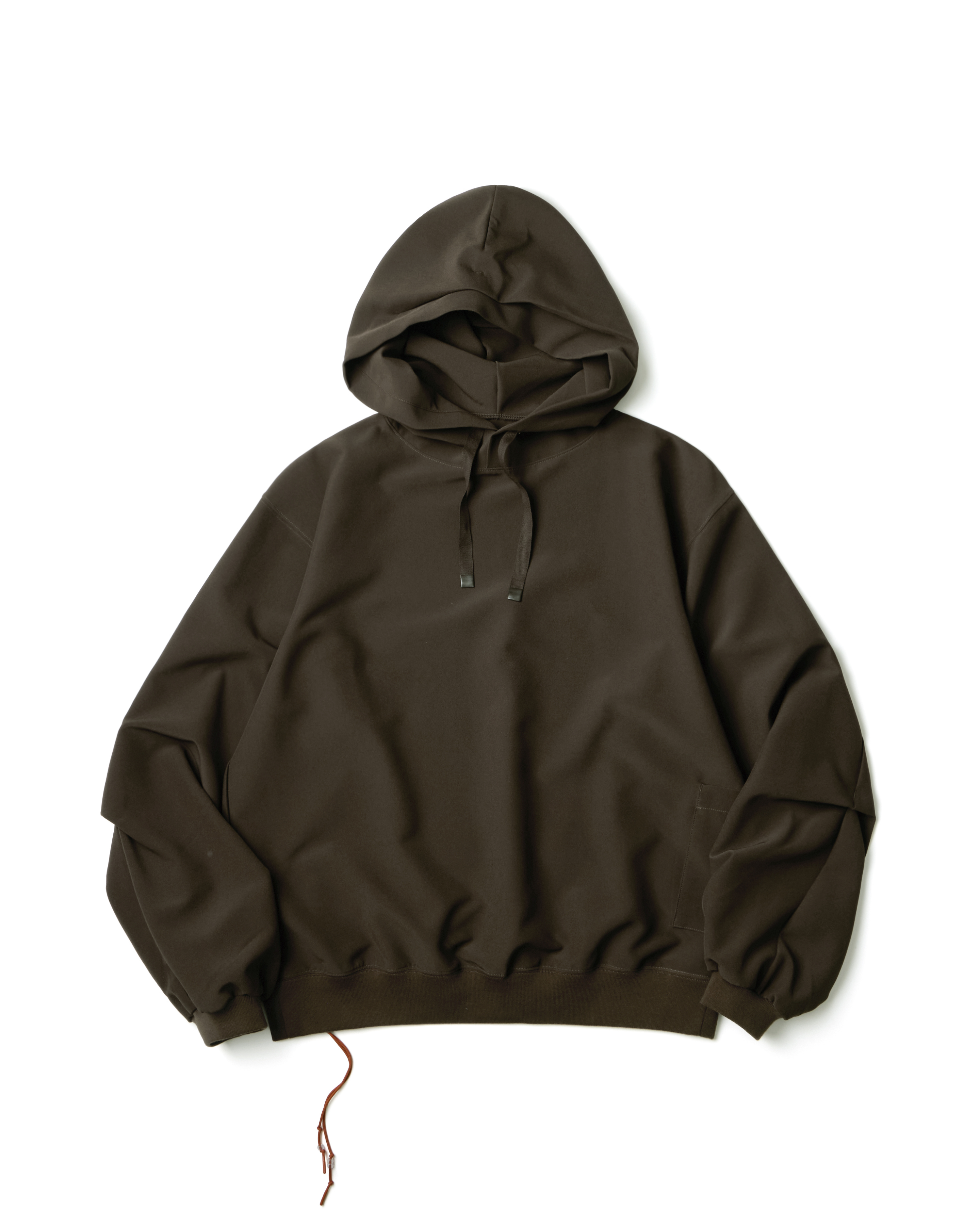 GOOPiMADE  EVD5 定番・寬鬆連帽衫 - Brown