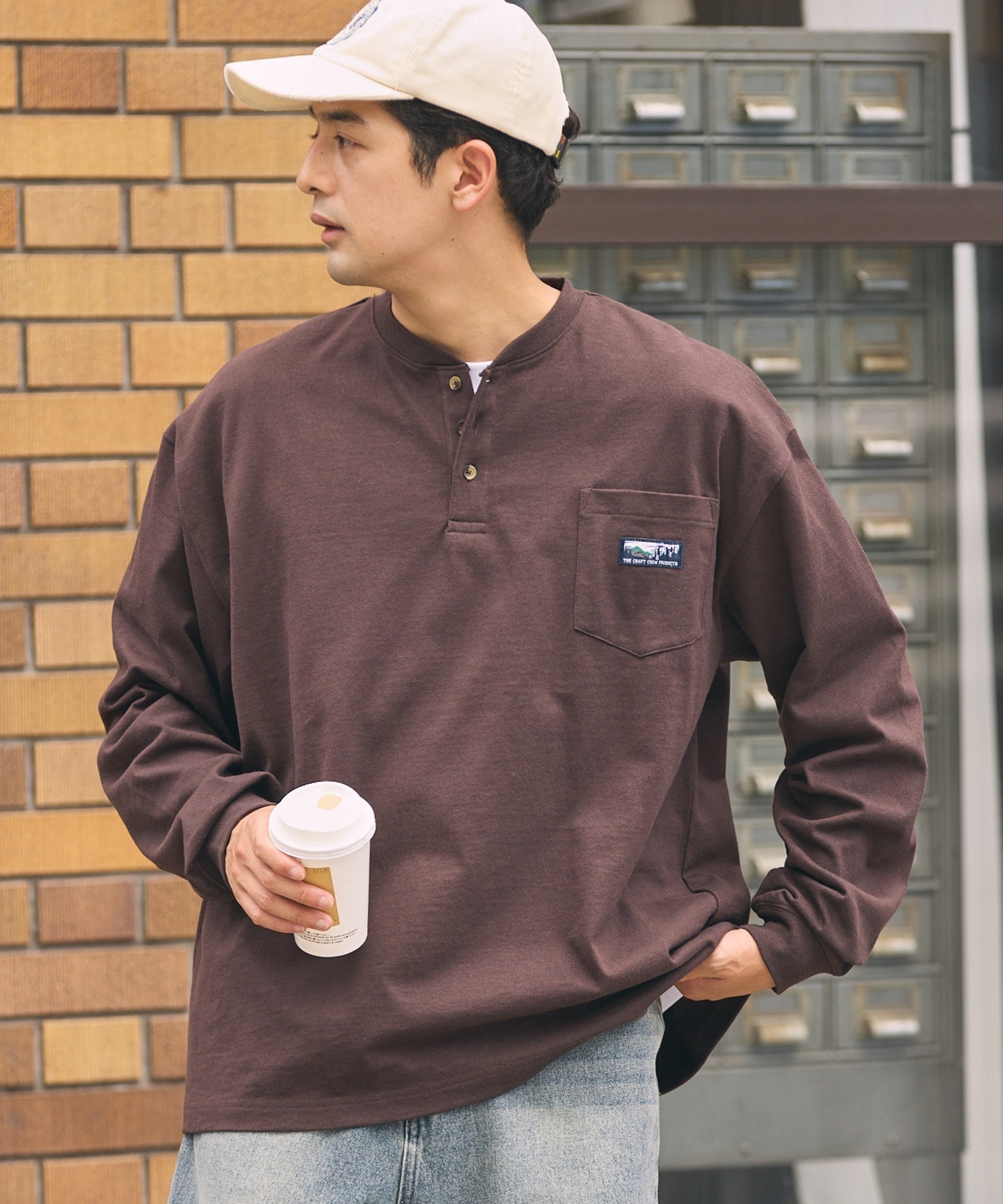 #預購 日本限定 THE CRAFT CREW PRODUCTS 重磅高機能布料 抗菌防臭 寬鬆剪裁 亨利領口袋長踢 十色