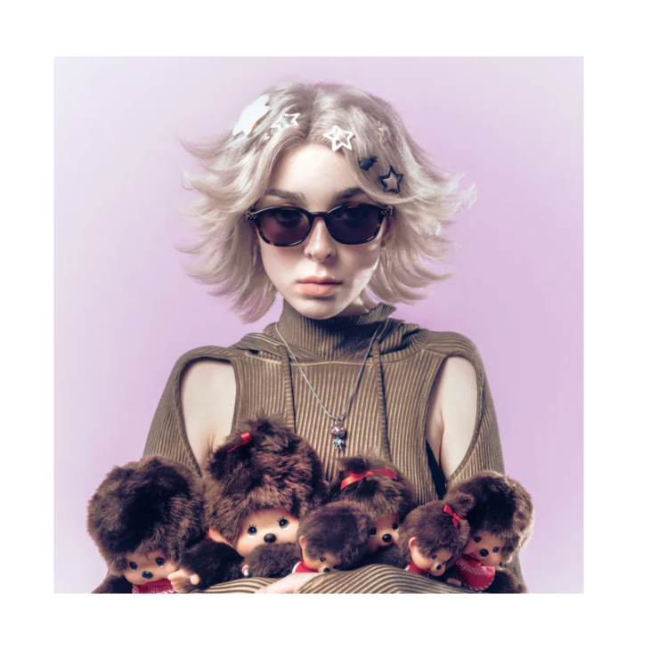 ※KlassiC. x Monchhichi 圓框金屬墨鏡