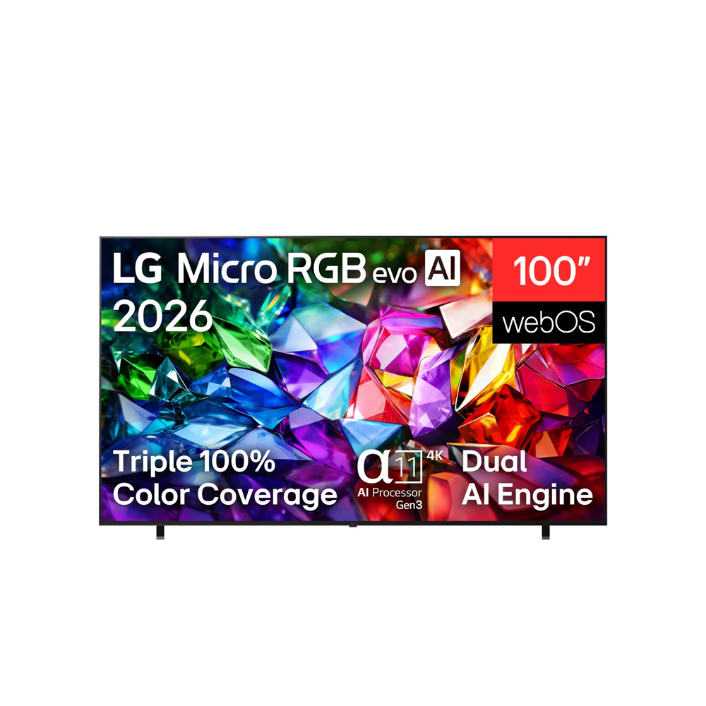LG | 100 吋｜LG Micro RGB evo AI 4K 智慧顯示器｜96系列｜2026 100MRGB96BT