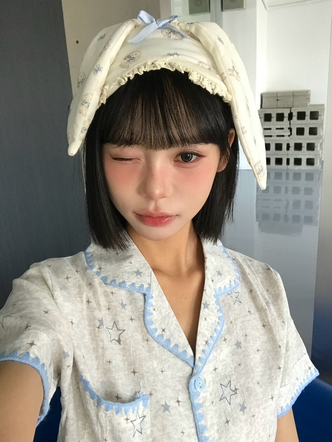 超級萌 !!🐰小兔耳朵眼罩