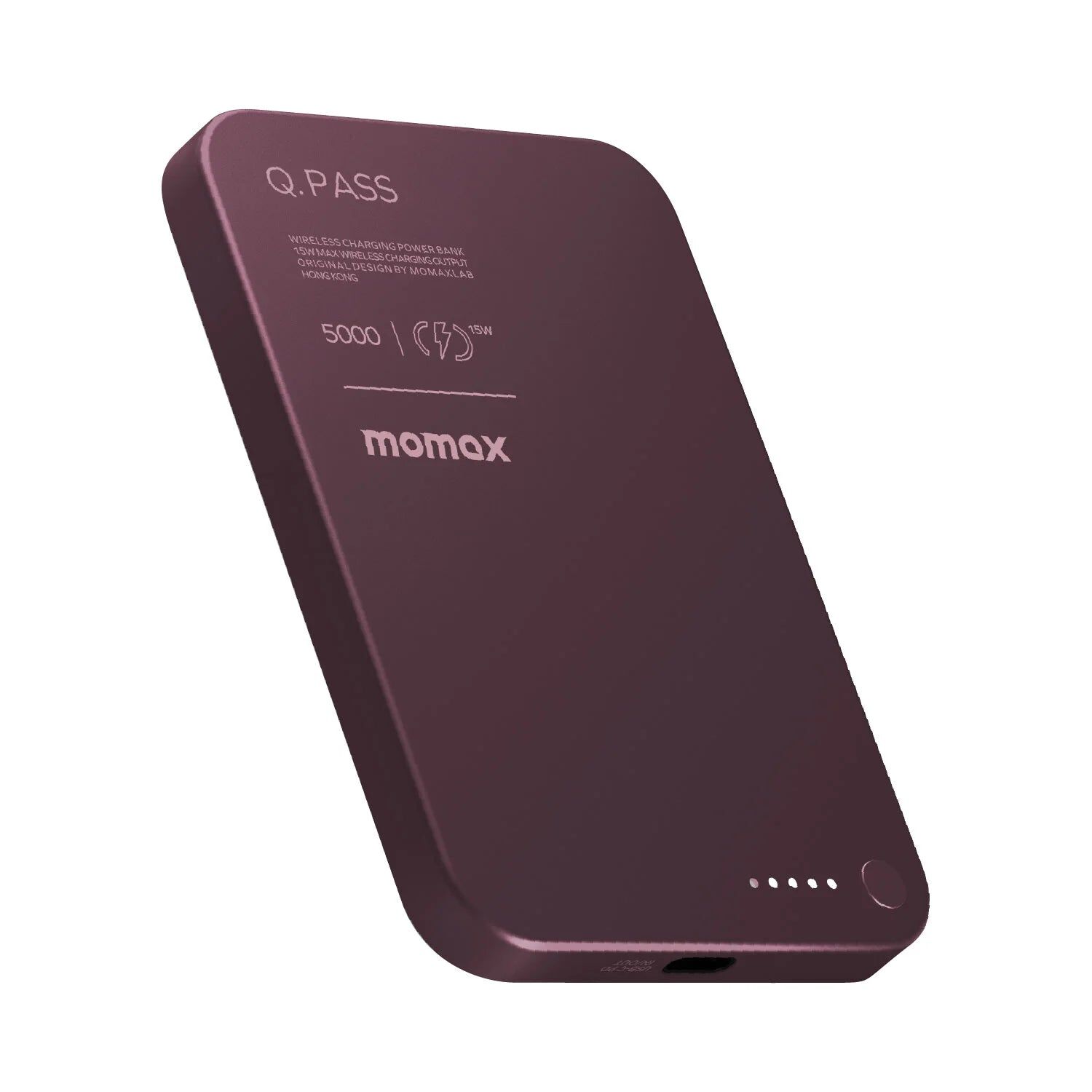 Momax 1-Power Q.Pass 5000mAh 磁吸無線流動電源
