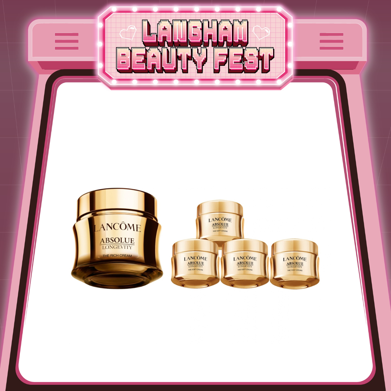 LANCÔME 全新菁純臻顏面霜套裝
