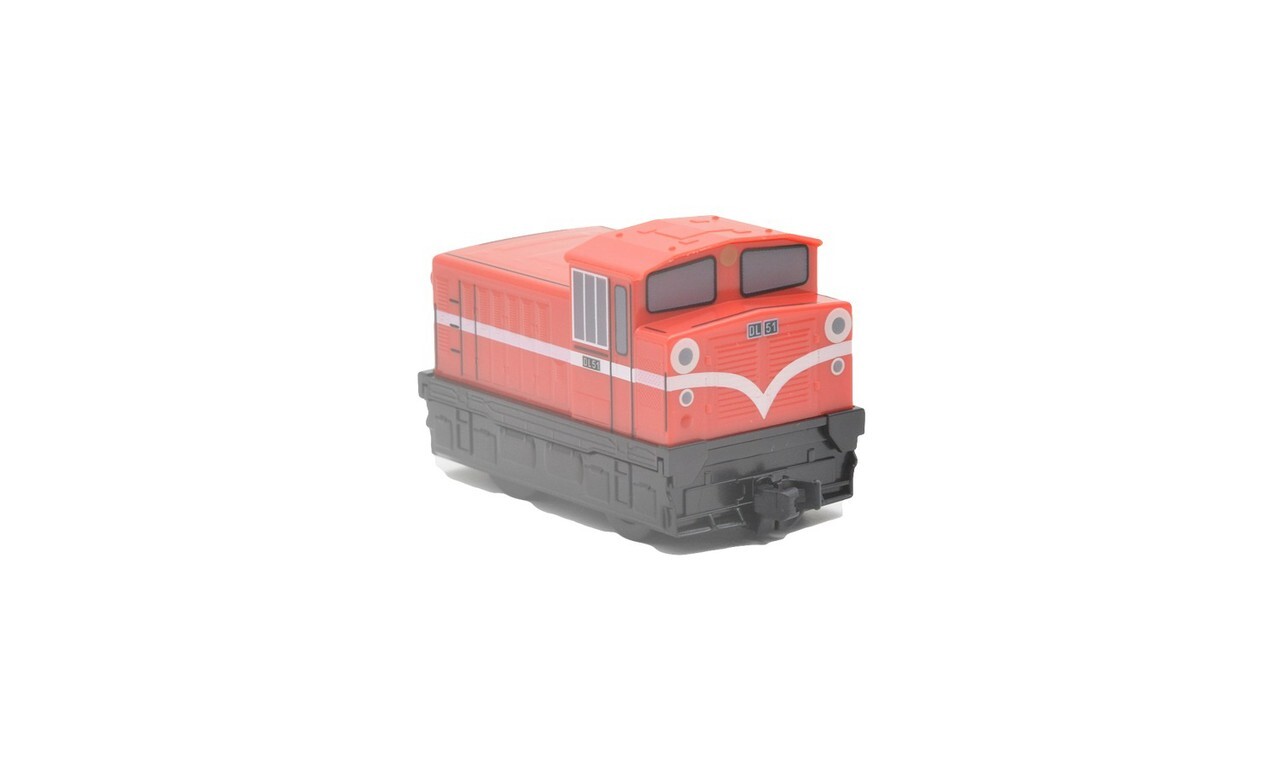 鐵支路 QV109 阿里山柴油機車頭(紅) 迴力車