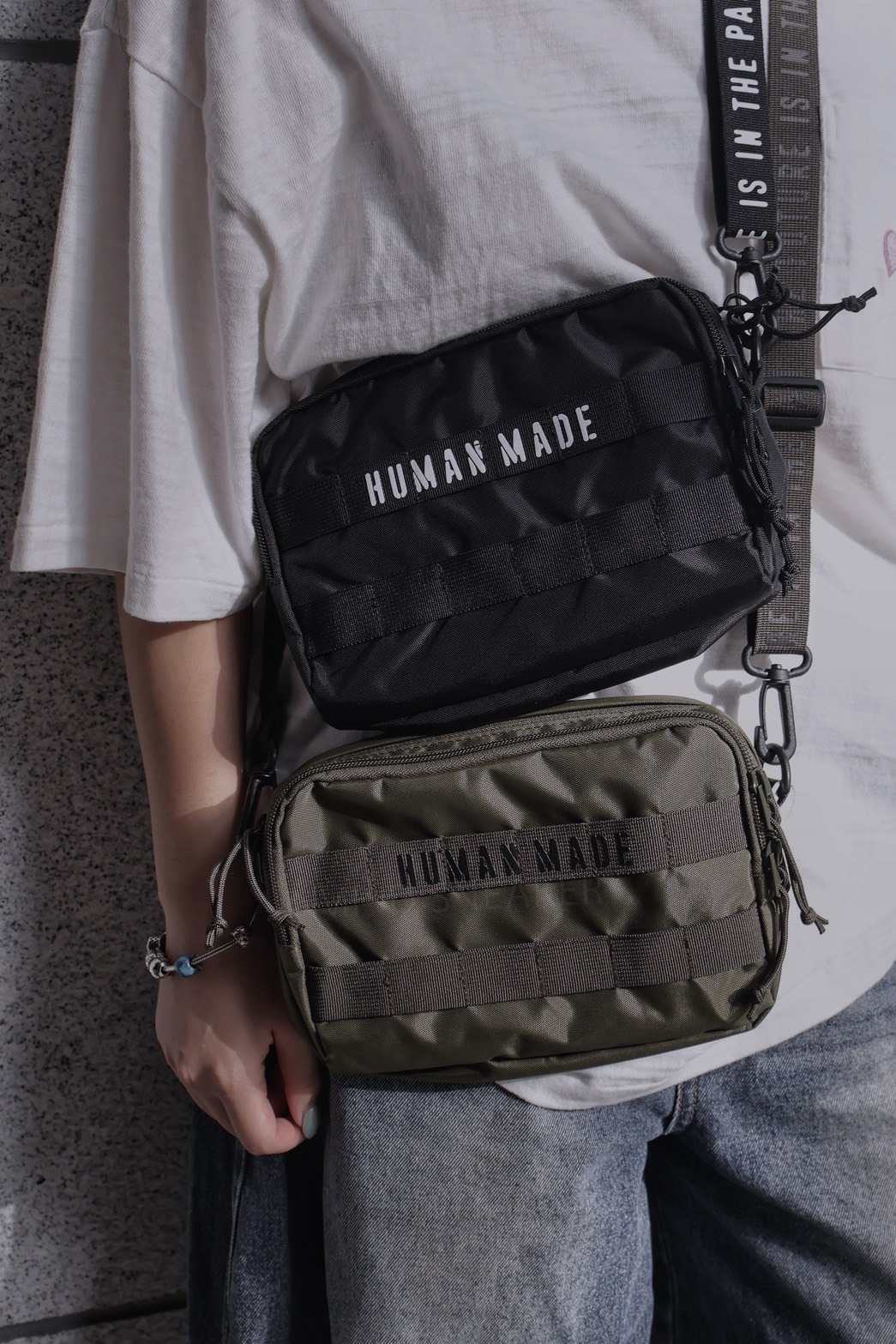 <快速出貨>Human Made Military Pouch 軍風側背小包 兩色