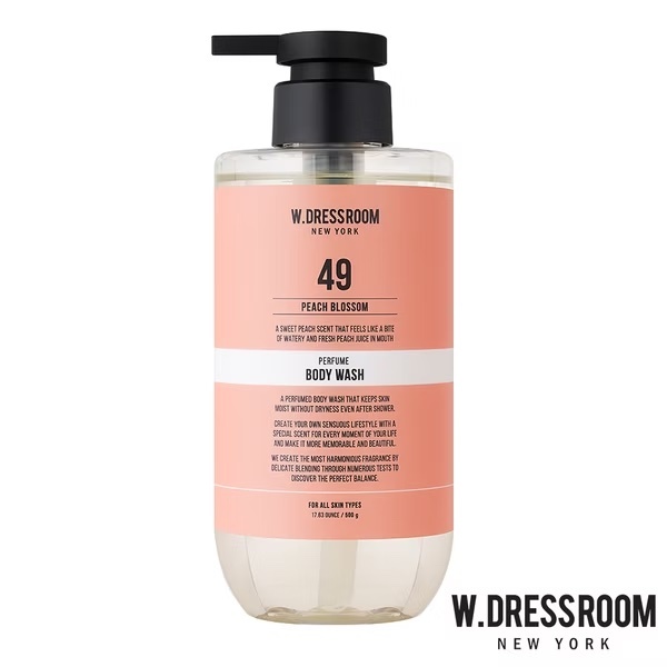 《現貨》W.DRESSROOM - Perfume Body wash 500ml 49 peach blossom
