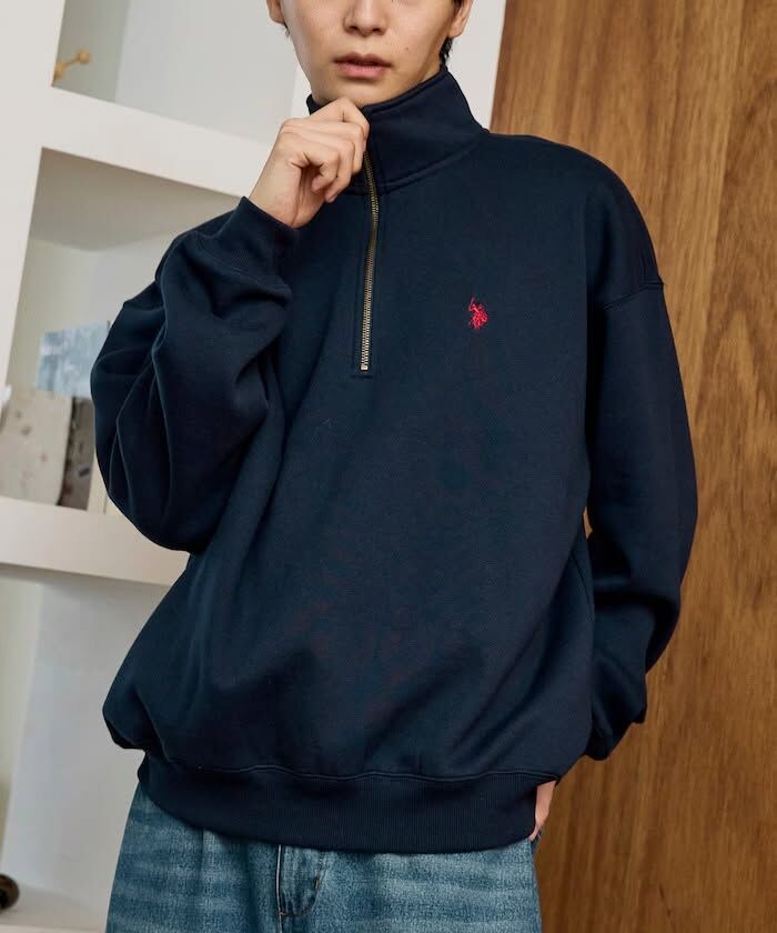 U.S. POLO ASSN. x Publux 拉絨半拉鏈長袖 日系選品
