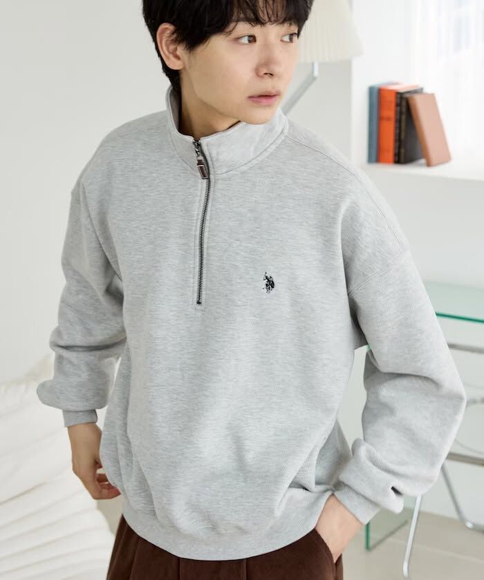 U.S. POLO ASSN. x Publux 拉絨半拉鏈長袖 日系選品